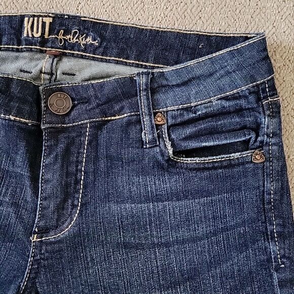 Kut From The Kloth Katy Boyfriend Straight Leg Mid Rise Jeans - Size 4 - Picture 7 of 16